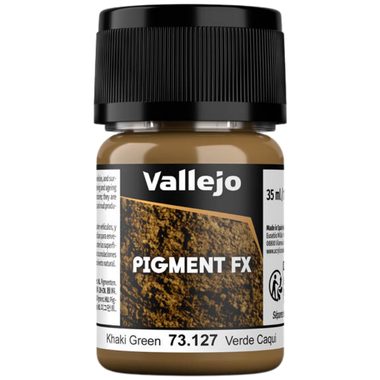 Acrylicos Vallejo: Khaki Green - Pigment FX 35ml、Acrylicos Vallejo, S.L.、kayou