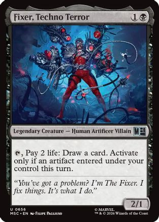 Fixer, Techno Terror (MSC-656) - Commander: Marvel Super Heroes Foil、Wizards of the Coast、kayou