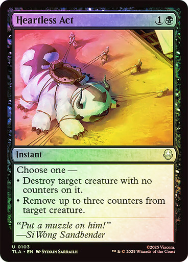 Heartless Act (TLA-103)、Magic: The Gathering、kayou