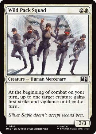 Wild Pack Squad (MSC-781) - Commander: Marvel Super Heroes、Wizards of the Coast、kayou
