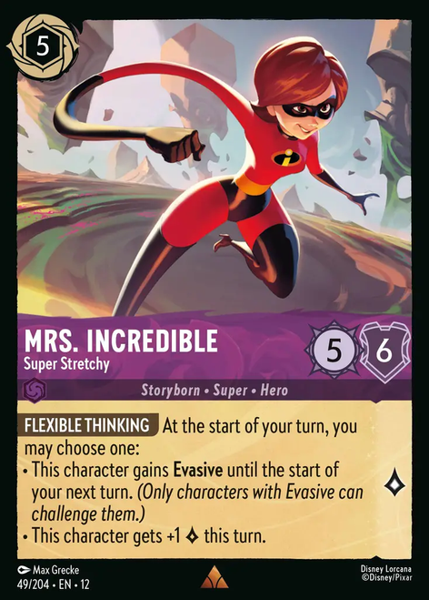 Mrs. Incredible - Super Stretchy (Foil) | Wilds Unknown、Disney Lorcana、kayou