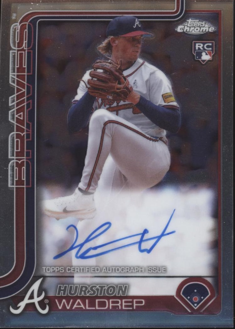 Hurston Waldrep 2025 Topps Chrome RC Auto #RA-HW、Collector Store LLC、kayou
