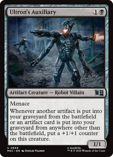 Ultron's Auxiliary (Foil) | Marvel Super Heroes Commander、Magic: The Gathering、kayou