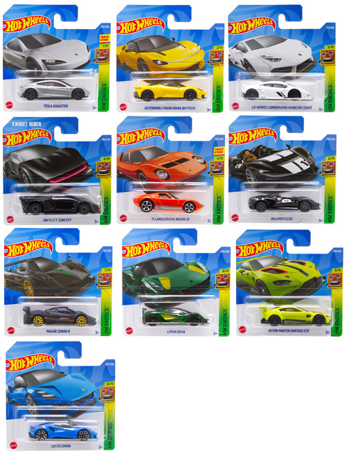 Hot Wheels HW Exotics Diecast Car 10-Pack、ToyWiz、kayou