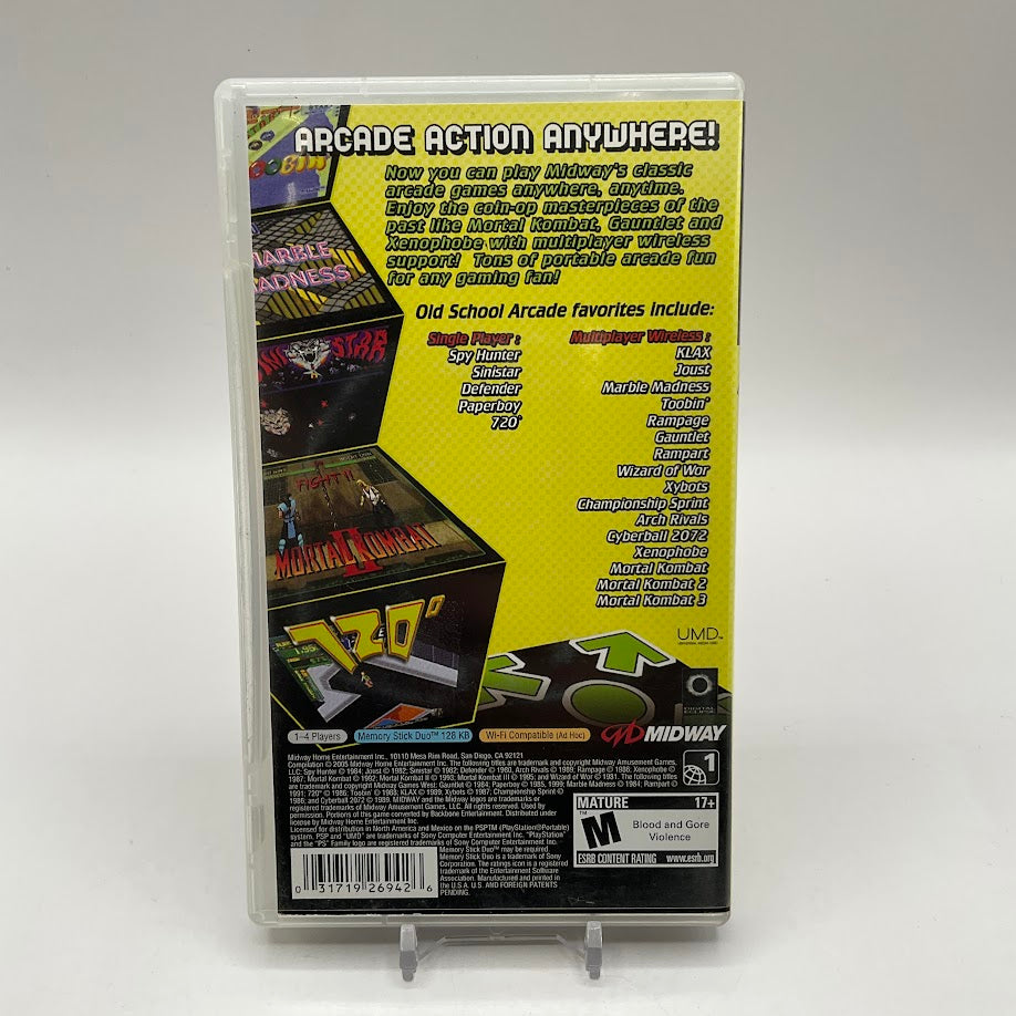 Midway Arcade Treasures Extended Play PSP Used、Collector Store LLC - VG、kayou
