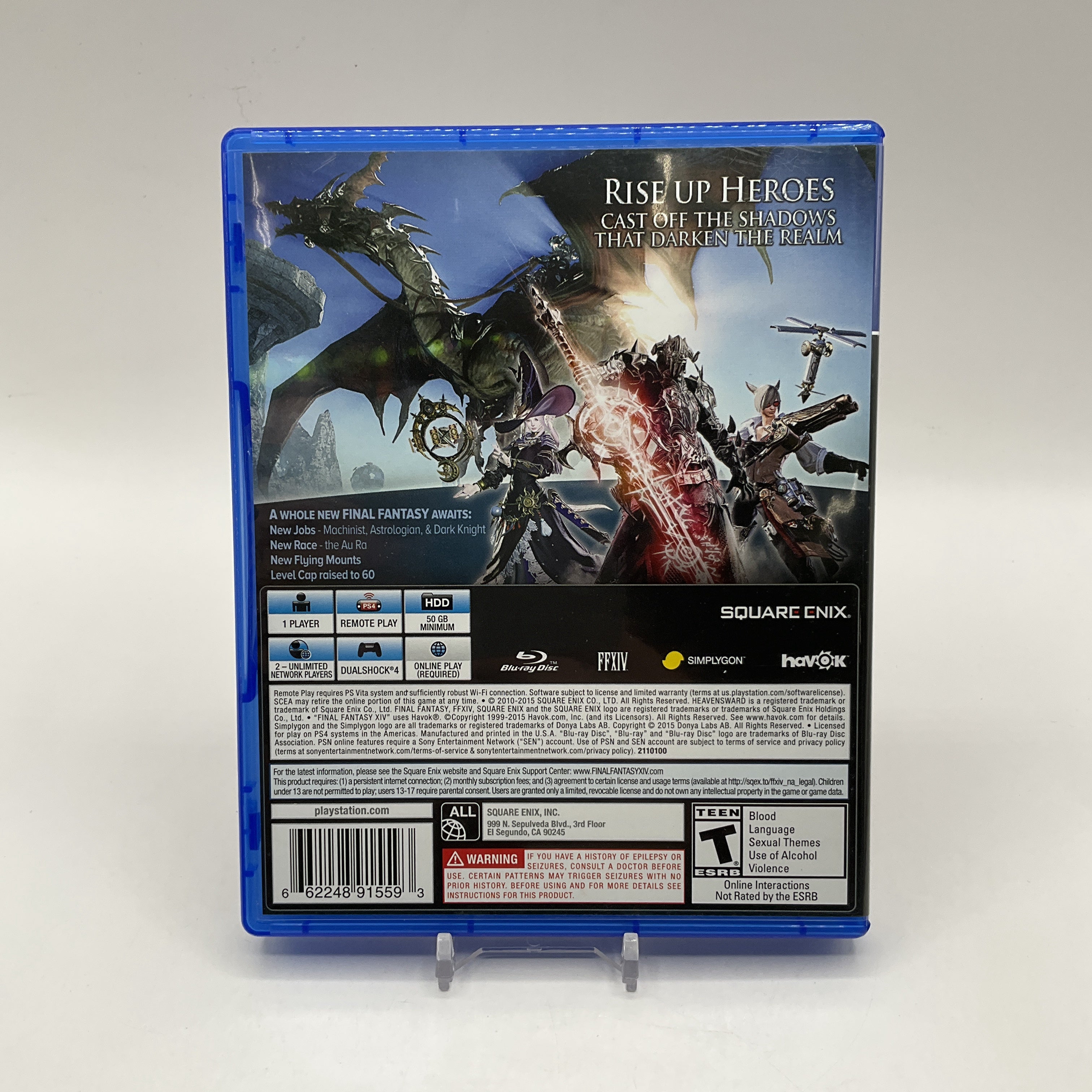 Final Fantasy XIV Online: Heavensward Playstation 4 Used、Collector Store LLC - VG、kayou