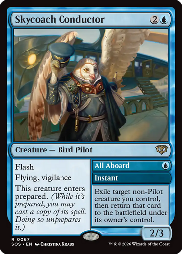 Skycoach Conductor // All Aboard (Foil) | Secrets of Strixhaven、Magic: The Gathering、kayou