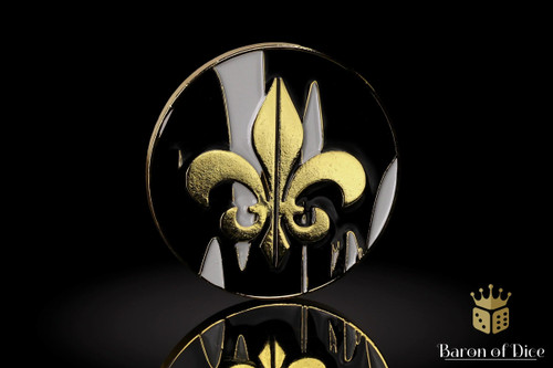 Baron Of Dice Objective Marker - Fleur de Lis Heritage 40mm、ToyWiz、kayou