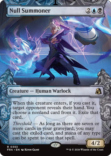 Null Summoner (Sculptor's Stronghold Frame) | Reality Fracture、Magic: The Gathering、kayou