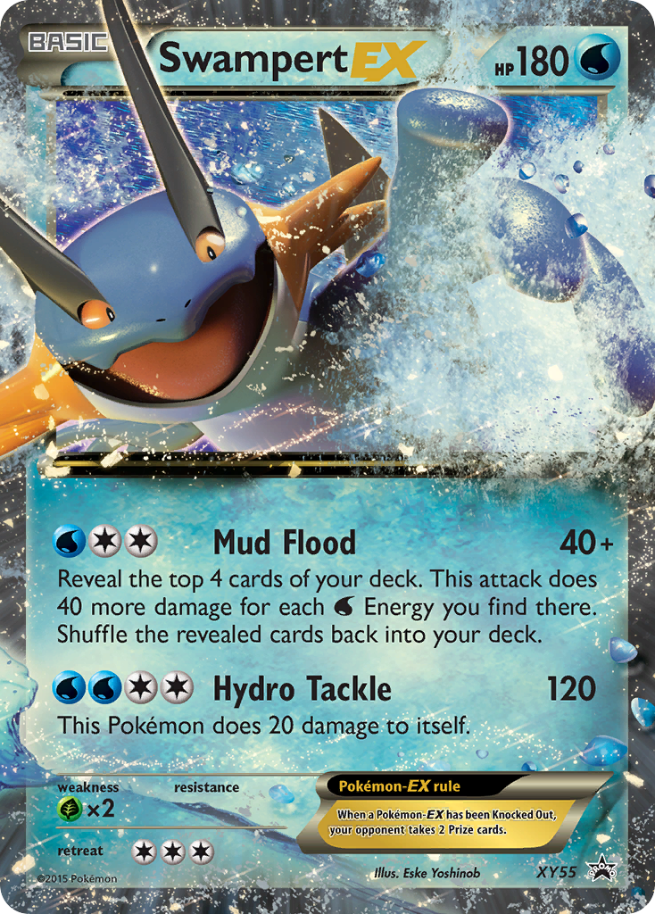 Swampert-EX XY55/211 - XY Black Star Promos Holofoil (MP)、The Pokémon Company、kayou