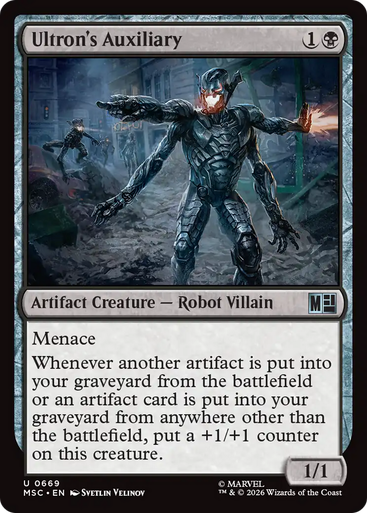 Ultron's Auxiliary (Foil) | Marvel Super Heroes Commander、Magic: The Gathering、kayou