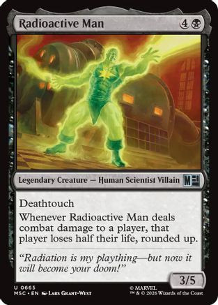 Radioactive Man (MSC-665) - Commander: Marvel Super Heroes、Wizards of the Coast、kayou