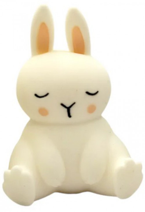 Marshmallow Bunny WHITE 3-Inch Squeeze Toy、ToyWiz、kayou