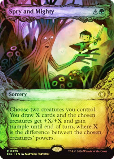 Spry and Mighty SGL-MTG-ECL2-329-ENF、Magic: The Gathering、kayou
