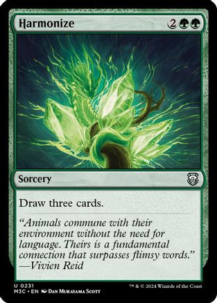 Harmonize (Ripple Foil) (M3C-231) - Modern Horizons 3 Commander Foil、Wizards of the Coast、kayou