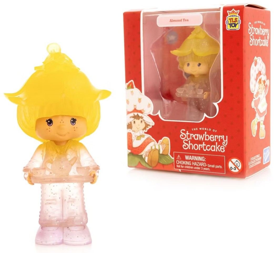 Strawberry Shortcake CheeBee Almond Tea 2.5-Inch Mini Figure Translucent、ToyWiz、kayou