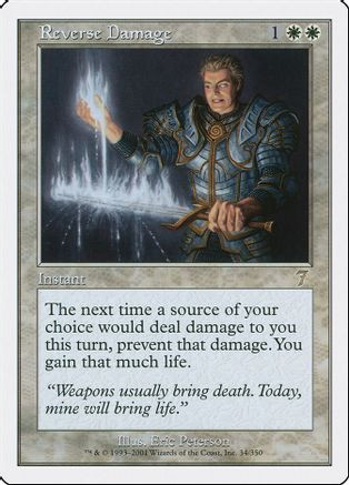 Reverse Damage (7ED-034) - 7th Edition、Wizards of the Coast、kayou