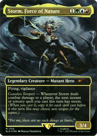 Storm, Force of Nature (Rainbow Foil) (SLD-1742) - Secret Lair Drop Series Foil、Wizards of the Coast、kayou