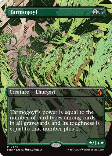 Tarmogoyf (Borderless Braintwister) | Reality Fracture、Magic: The Gathering、kayou