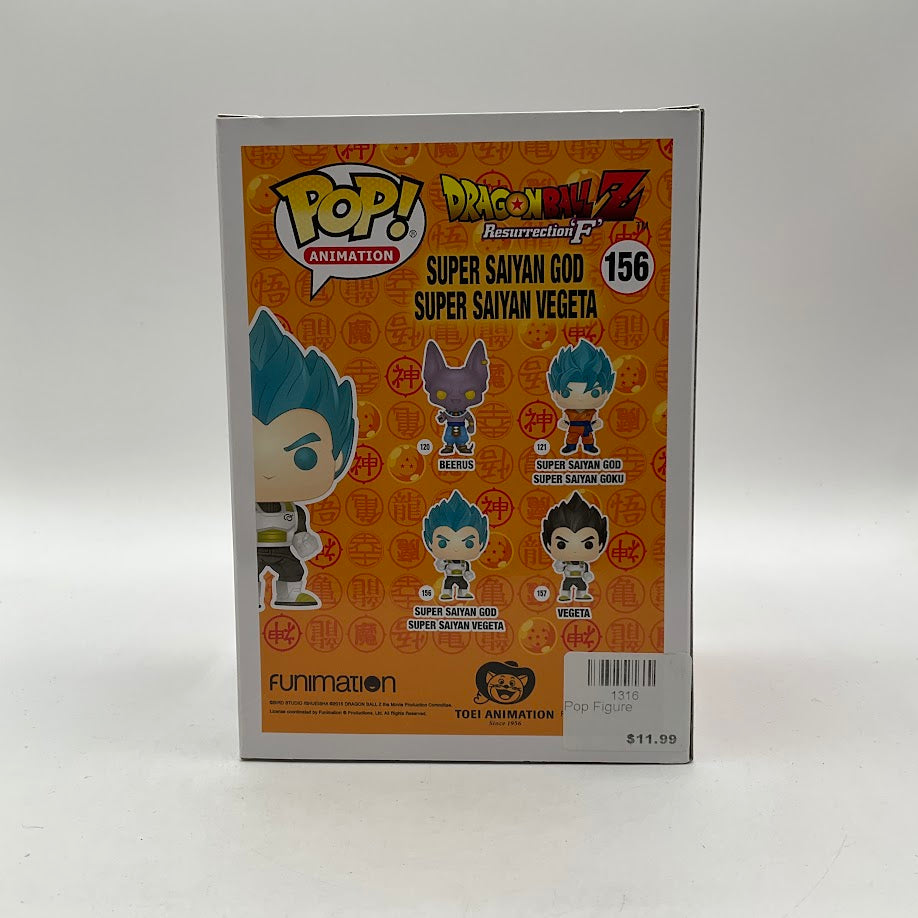 Super Saiyan God Super Saiyan Vegeta Funko Pop Dragon Ball Z Resurrection F #156、Funko、kayou