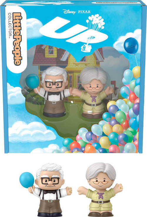 Fisher Price Little People Disney / Pixar UP Collector Series Carl & Ellie 2.5-Inch Figure 2-Pack、ToyWiz、kayou