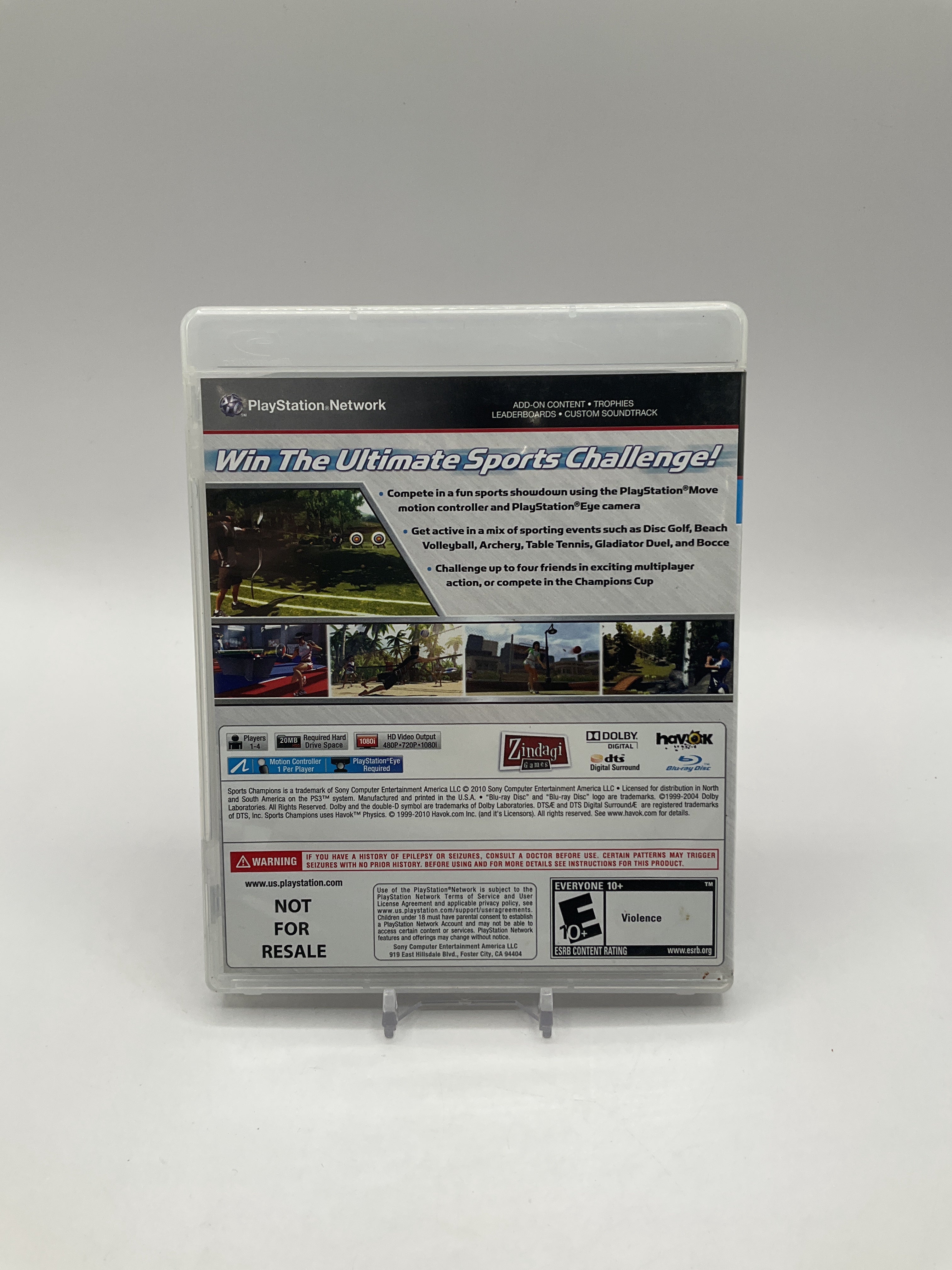 Sports Champions Not For Resale Playstation 3 Used #5、Collector Store LLC - VG、kayou