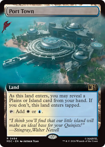 Port Town (Extended Art) | Marvel Super Heroes Commander、Magic: The Gathering、kayou