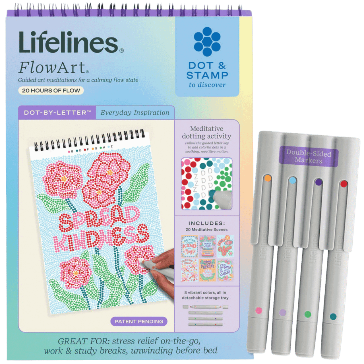 Lifelines FlowArt: Dot-By-Letter - Everyday Inspiration、Lifelines、kayou