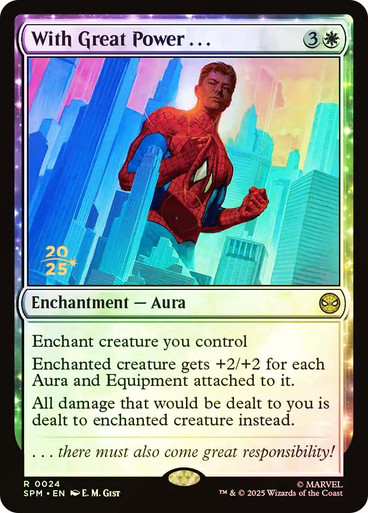 With Great Power . . . (RM-PRE_SPM_024-ENF)、Magic: The Gathering、kayou