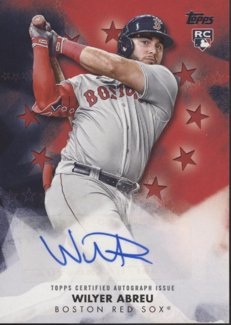Wilyer Abreu 2024 Topps Series 1 Red Star RC Auto 11/25 #BSA-WAB、Collector Store LLC、kayou