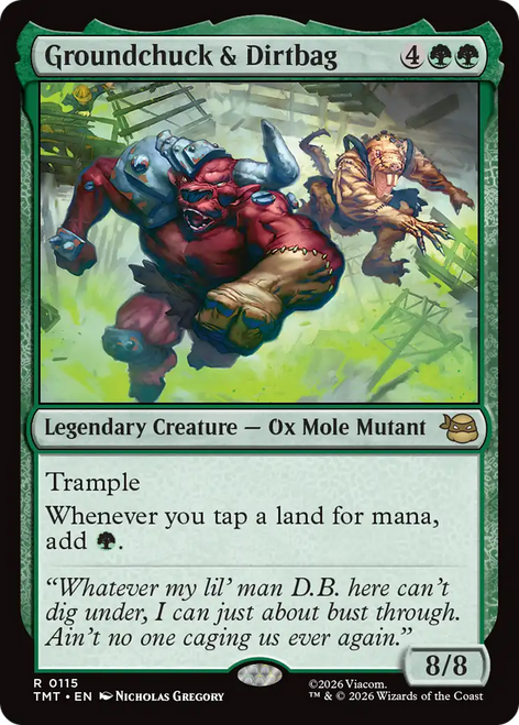 Groundchuck & Dirtbag (Foil) | Teenage Mutant Ninja Turtles、Magic: The Gathering、kayou
