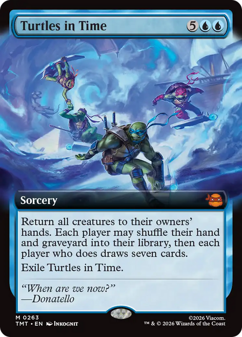 Turtles in Time (Extended Art Foil) | Teenage Mutant Ninja Turtles、Magic: The Gathering、kayou