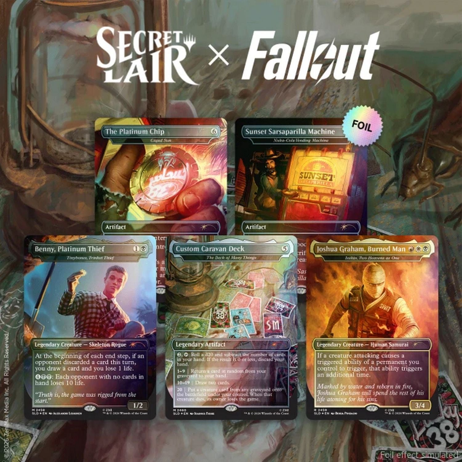 Magic the Gathering: Secret Lair x Fallout Welcome to New Vegas Traditional Foil Edition、Magic the Gathering、kayou