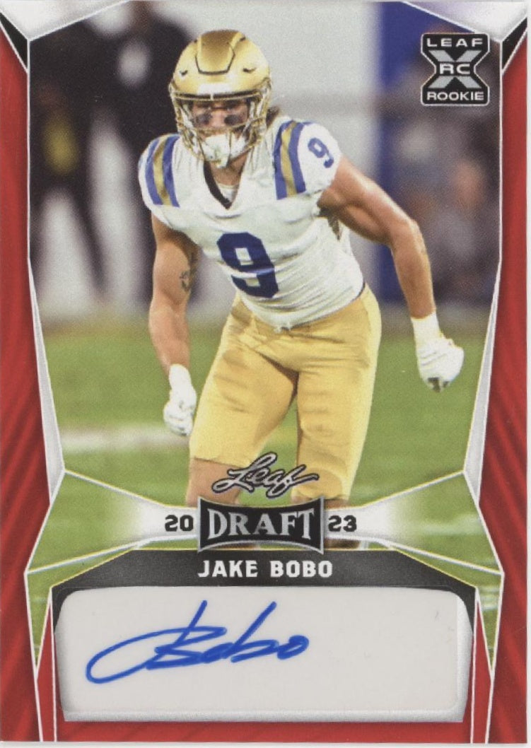 Jake Bobo 2023 Leaf Draft Red RC Auto #BA-JB1、Collector Store LLC、kayou