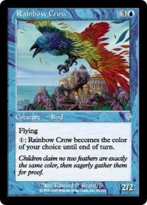 MtG Invasion Uncommon Rainbow Crow #69、ToyWiz、kayou