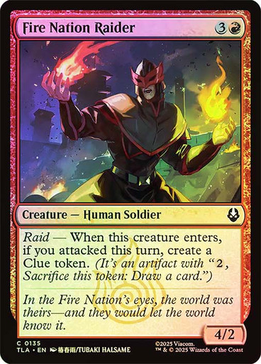 Fire Nation Raider、Magic: The Gathering、kayou