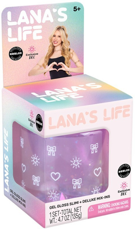 Lana's Life Gel Gloss Slimi + Deluxe Mix-Ins PURPLE Slime Includes Roblox DLC Code、ToyWiz、kayou