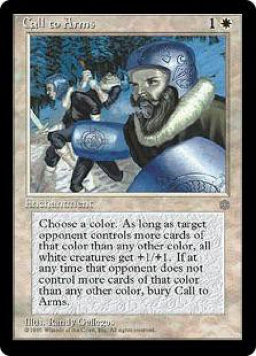 MtG Ice Age Rare Call to Arms #10 Heavily Played、ToyWiz、kayou