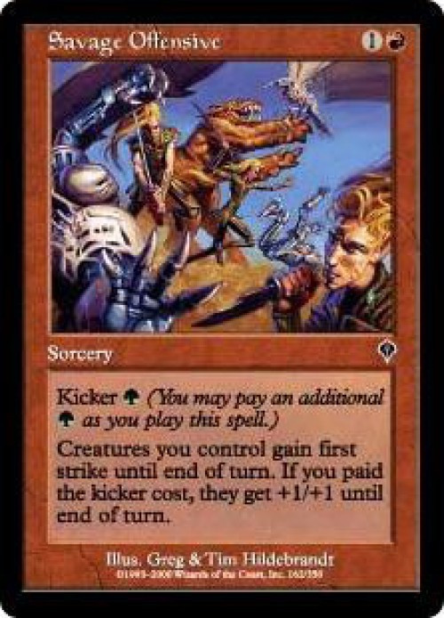 MtG Invasion Common Savage Offensive #162、ToyWiz、kayou