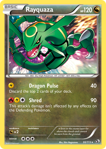 Rayquaza 93/113 - Legendary Treasures Holofoil (LP)、The Pokémon Company、kayou