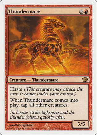 Thundermare (9ED-224) - 9th Edition Foil、Wizards of the Coast、kayou