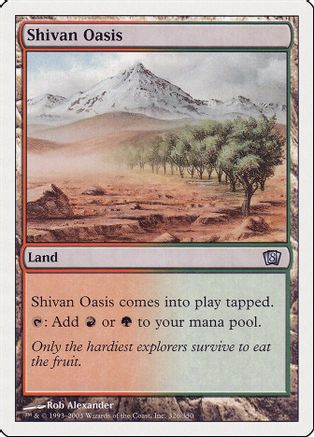 Shivan Oasis (8ED-326) - 8th Edition Foil、Wizards of the Coast、kayou