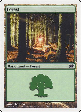 Forest (347) (9ED-347) - 9th Edition、Wizards of the Coast、kayou