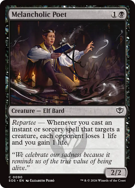 Melancholic Poet (Foil) | Secrets of Strixhaven、Magic: The Gathering、kayou