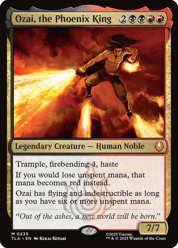 Ozai, the Phoenix King (TLA-235)、Magic: The Gathering、kayou