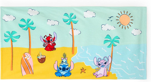 Disney Lilo & Stitch Leroy & Stitch Exclusive Beach Towel、ToyWiz、kayou