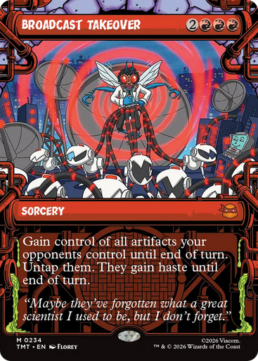 Broadcast Takeover (Showcase Foil) | Teenage Mutant Ninja Turtles、Magic: The Gathering、kayou