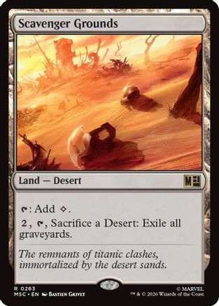 Scavenger Grounds (Surge Foil) (MSC-263) - Commander: Marvel Super Heroes Foil、Wizards of the Coast、kayou