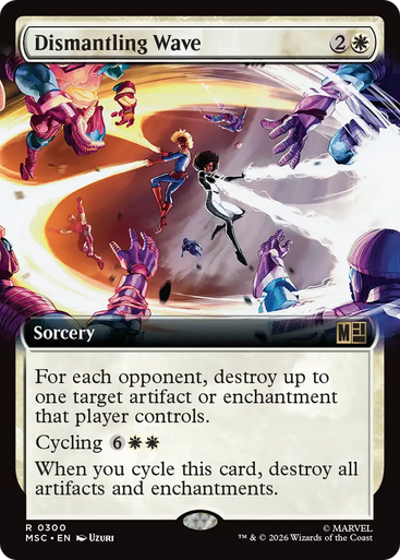Dismantling Wave (Extended Art) | Marvel Super Heroes Commander、Magic: The Gathering、kayou