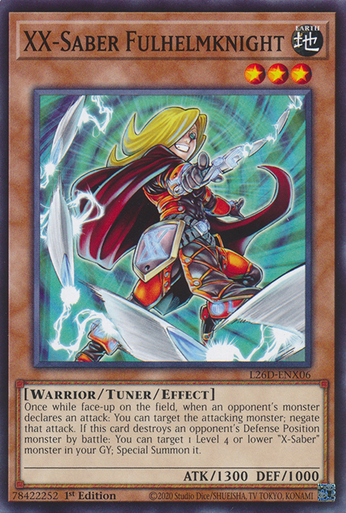 L26D-ENX06 XX-Saber Fulhelmknight、Yu-Gi-Oh!、kayou